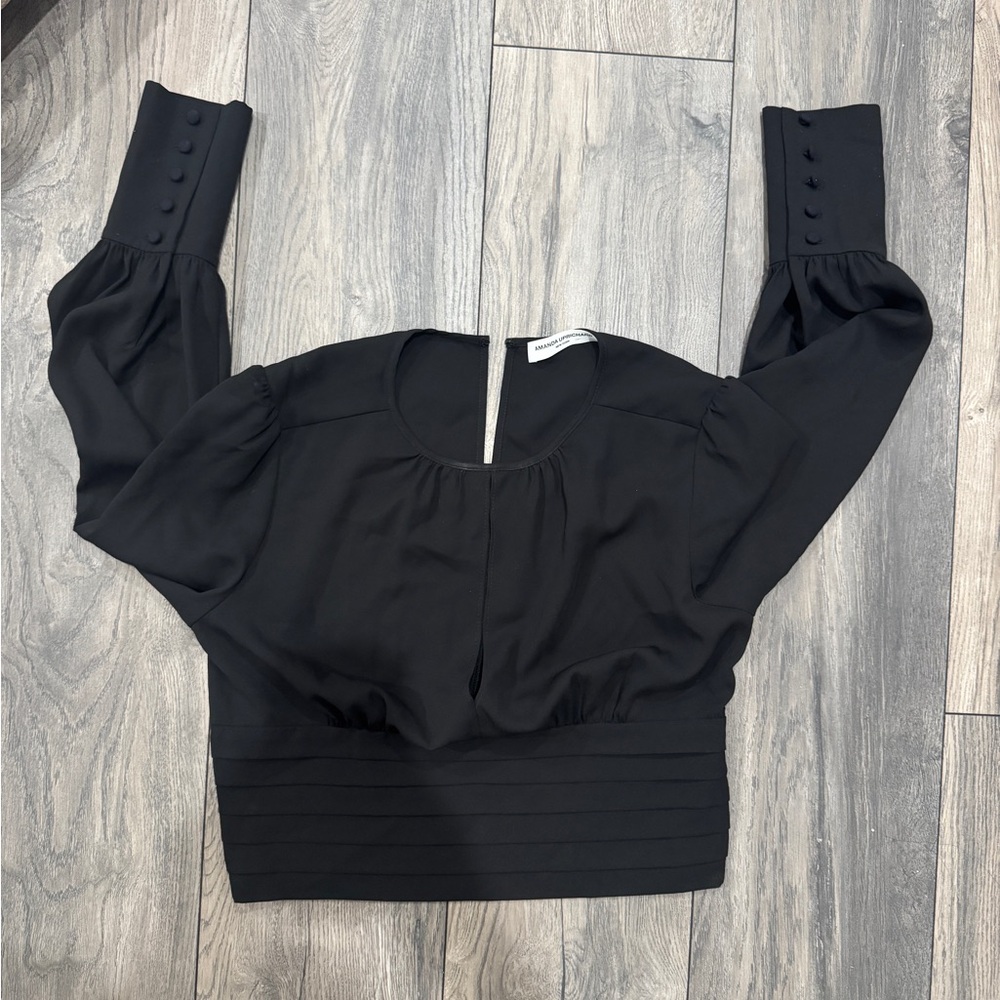 Amanda Uprichard Samira Keyhole Blouse